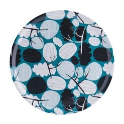 Winter Tree Rond Dienblad