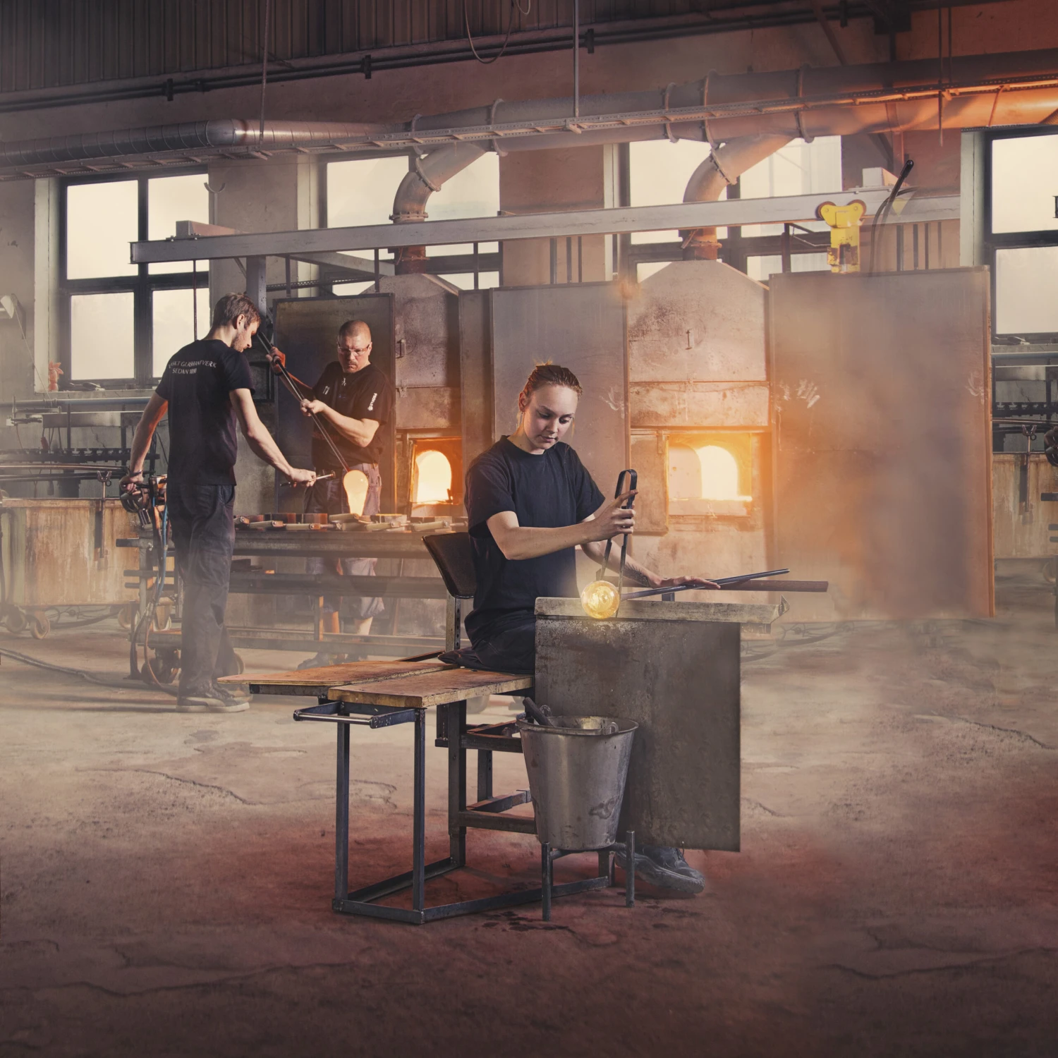 Ideo Masq Ltd Ed 299ex Glazen Sculptuur - Afbeelding 2