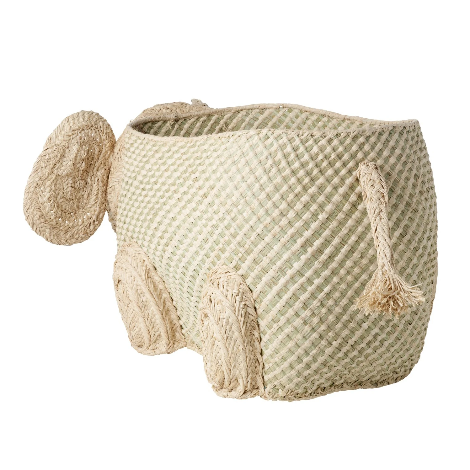 Rice Raffia Opbergmand Dieren - Afbeelding 2