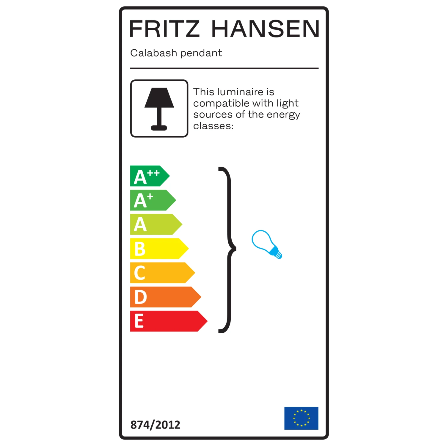 Fritz Hansen Calabash P2 Hanglamp Mat - Afbeelding 3