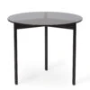 Warm Nordic From Above Salontafel Ø52 Cm Zwart Onderstel