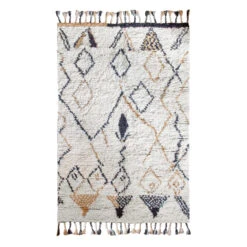 Modern Oriental Saffron Rya Vloerkleed