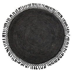 Bloomingville Juten Vloerkleed Met Franjes Ø122 Cm