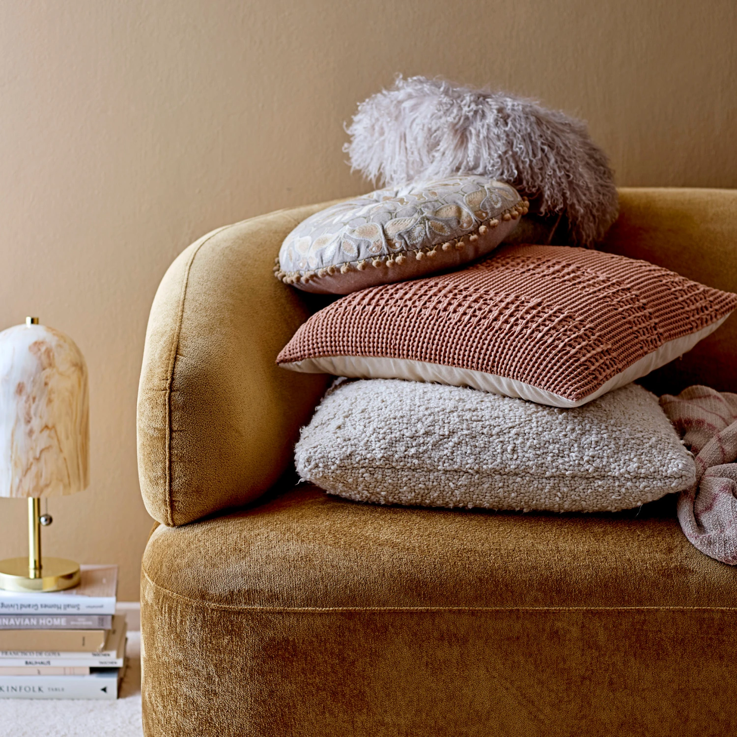 Bloomingville Kussen Effen 50x50 Cm - Afbeelding 4