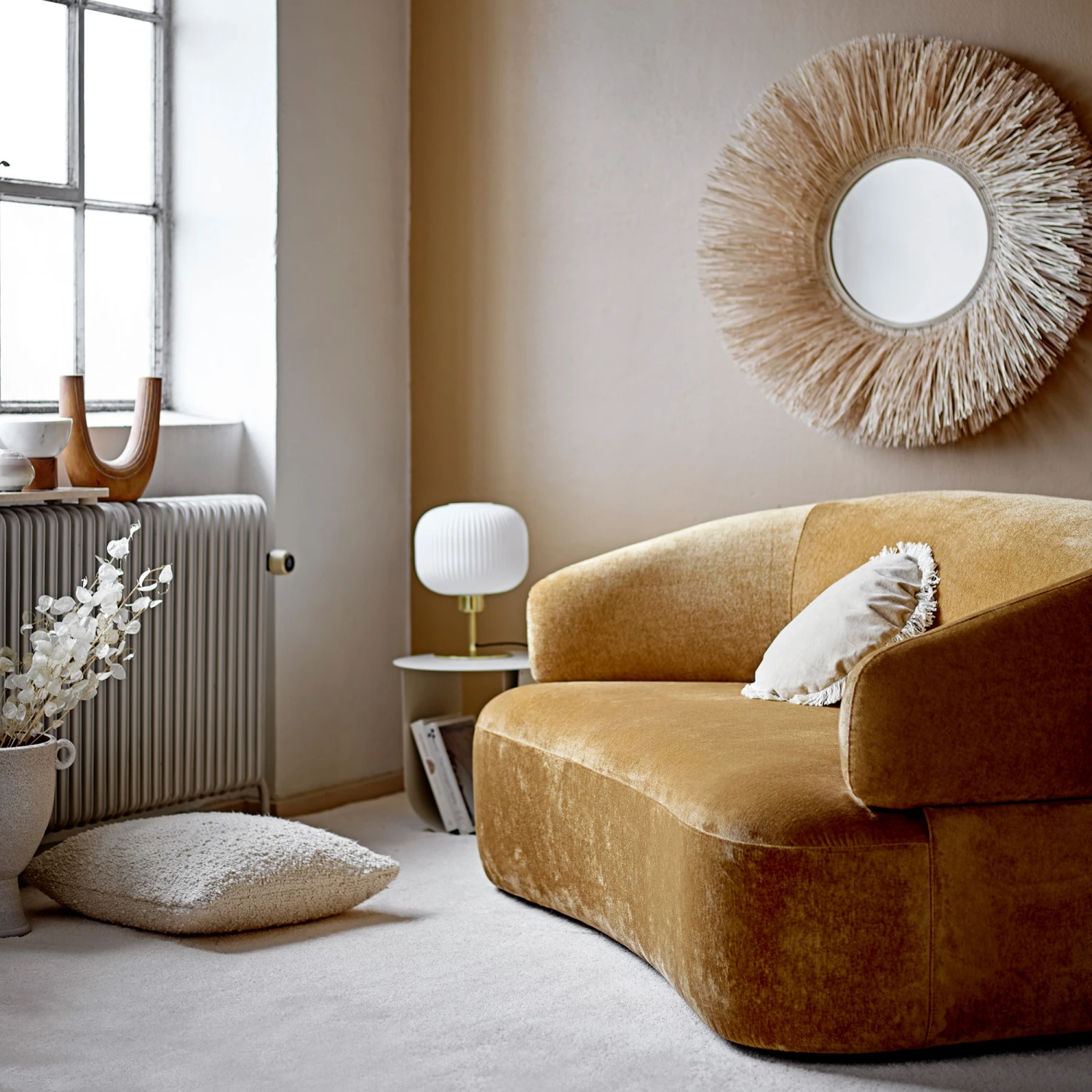 Bloomingville Kussen Effen 50x50 Cm - Afbeelding 2