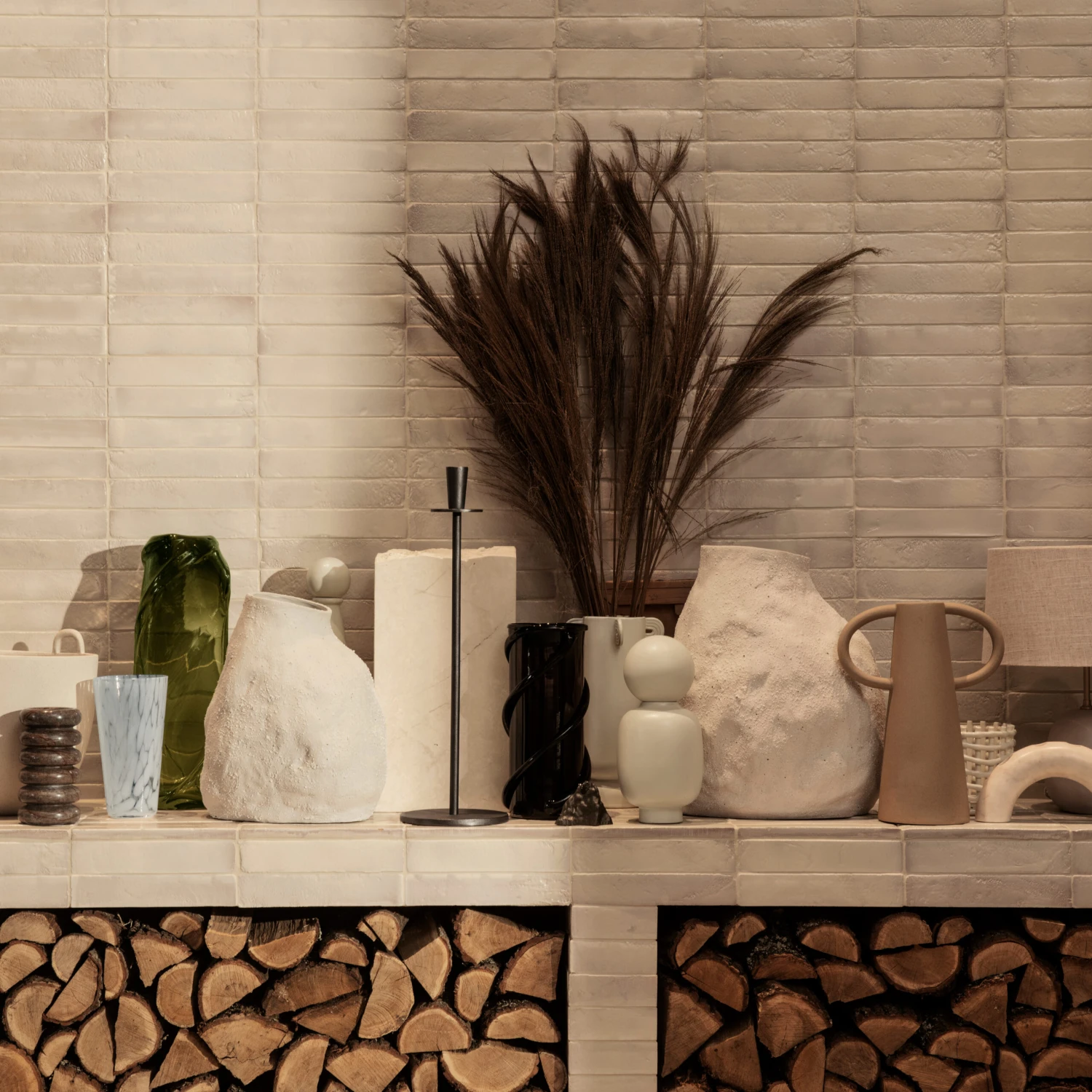 Ferm LIVING Vulca Vaas Off-white - Afbeelding 3