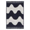Marimekko Lokki Handdoek Donkerblauw-wit