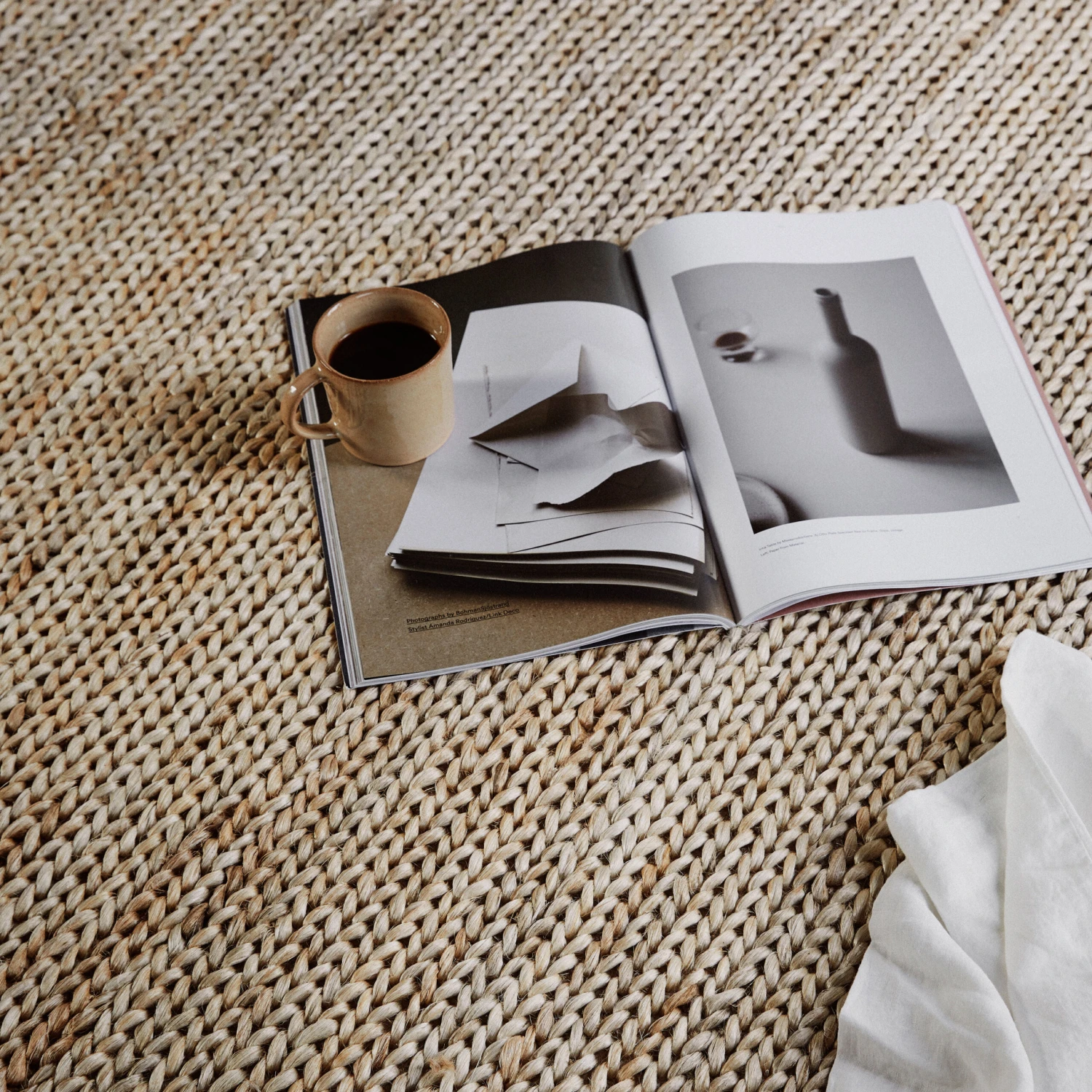 Mid Knot Hennepvloerkleed 200x300 Cm - Afbeelding 2