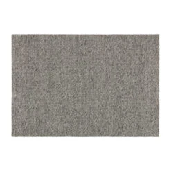 Braided Wollen Vloerkleed Natuurgrijs