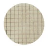 OYOY Grid Rond Vloerkleed Ø140 Cm
