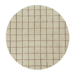 OYOY Grid Rond Vloerkleed Ø140 Cm