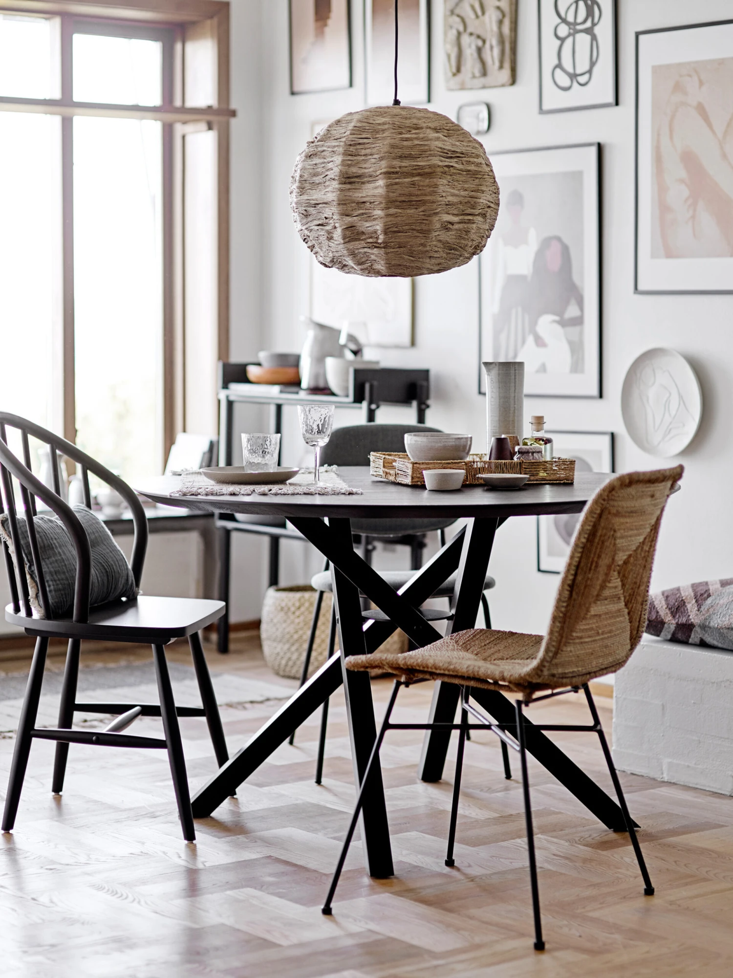 Bloomingville Hillow Plafondlamp Ø46 Cm - Afbeelding 3