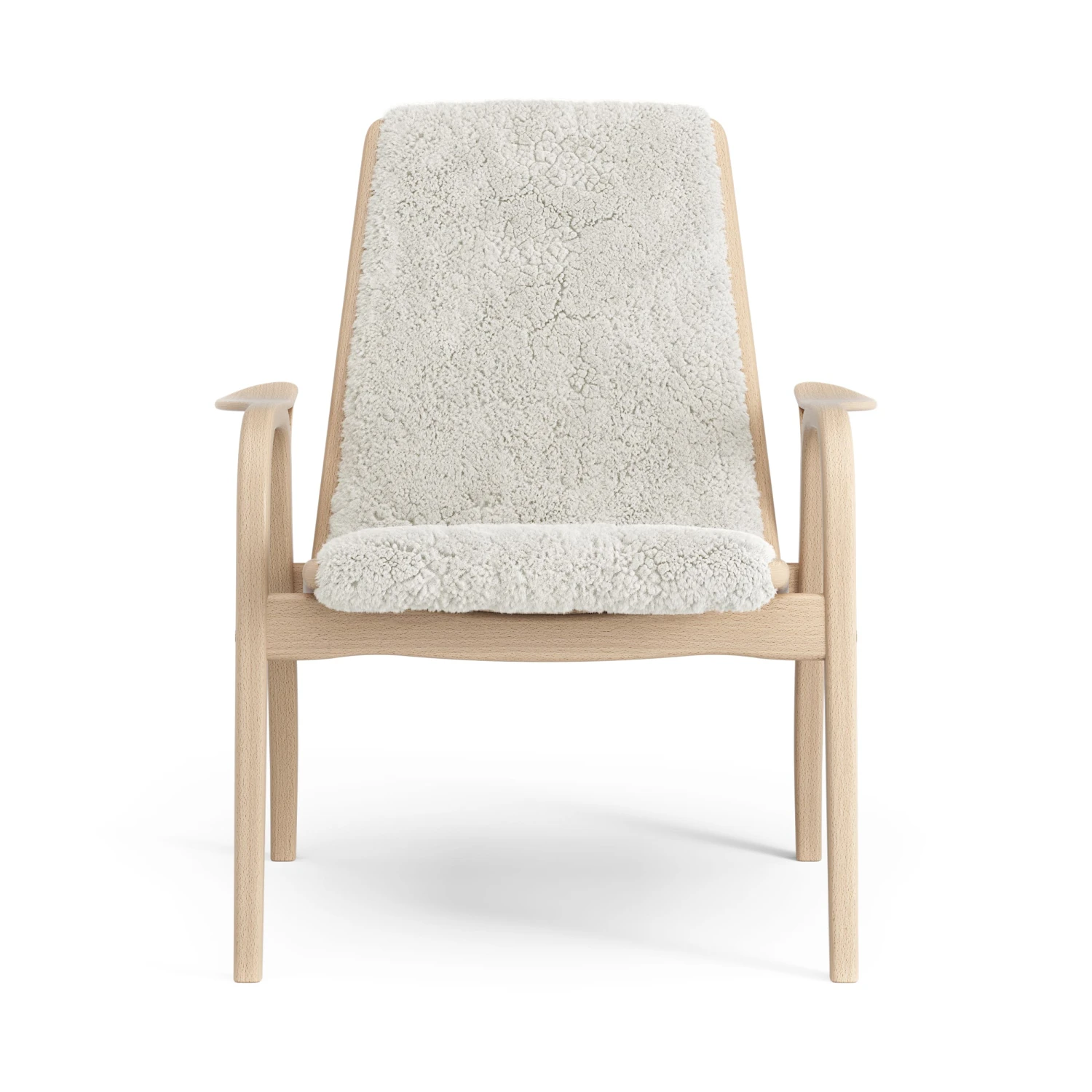 Swedese Laminett Fauteuil Gelakt Beuken / Schapenvacht - Afbeelding 4