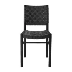 Lillö Stoel Gevlochten Zitting En Rugleuning