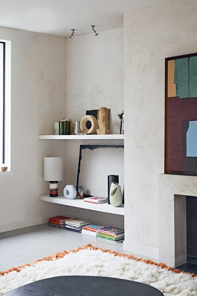 Retro Geglazuurde Lampenvoet Van Aardewerk - Afbeelding 4