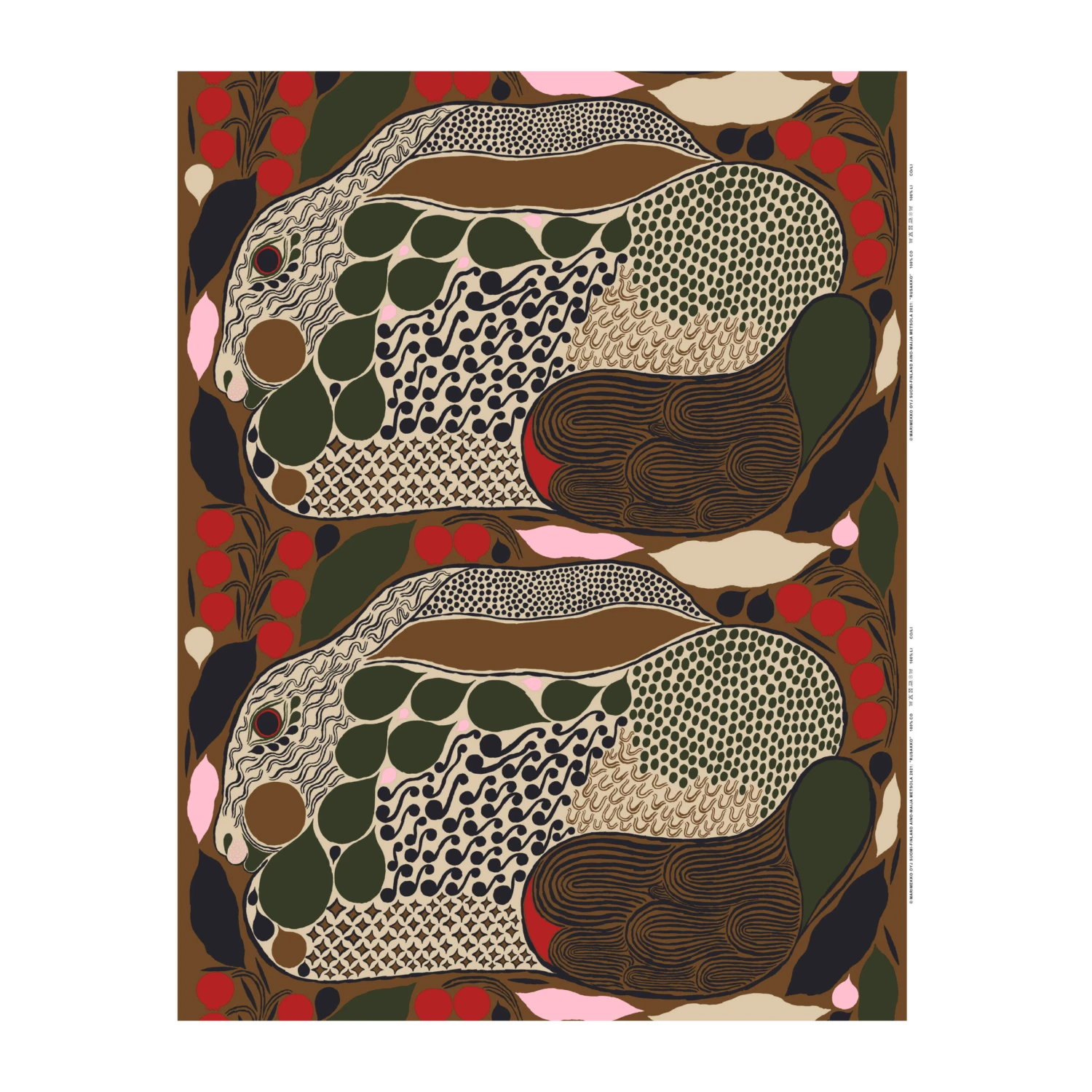 Marimekko Rusakko Katoenen Stof