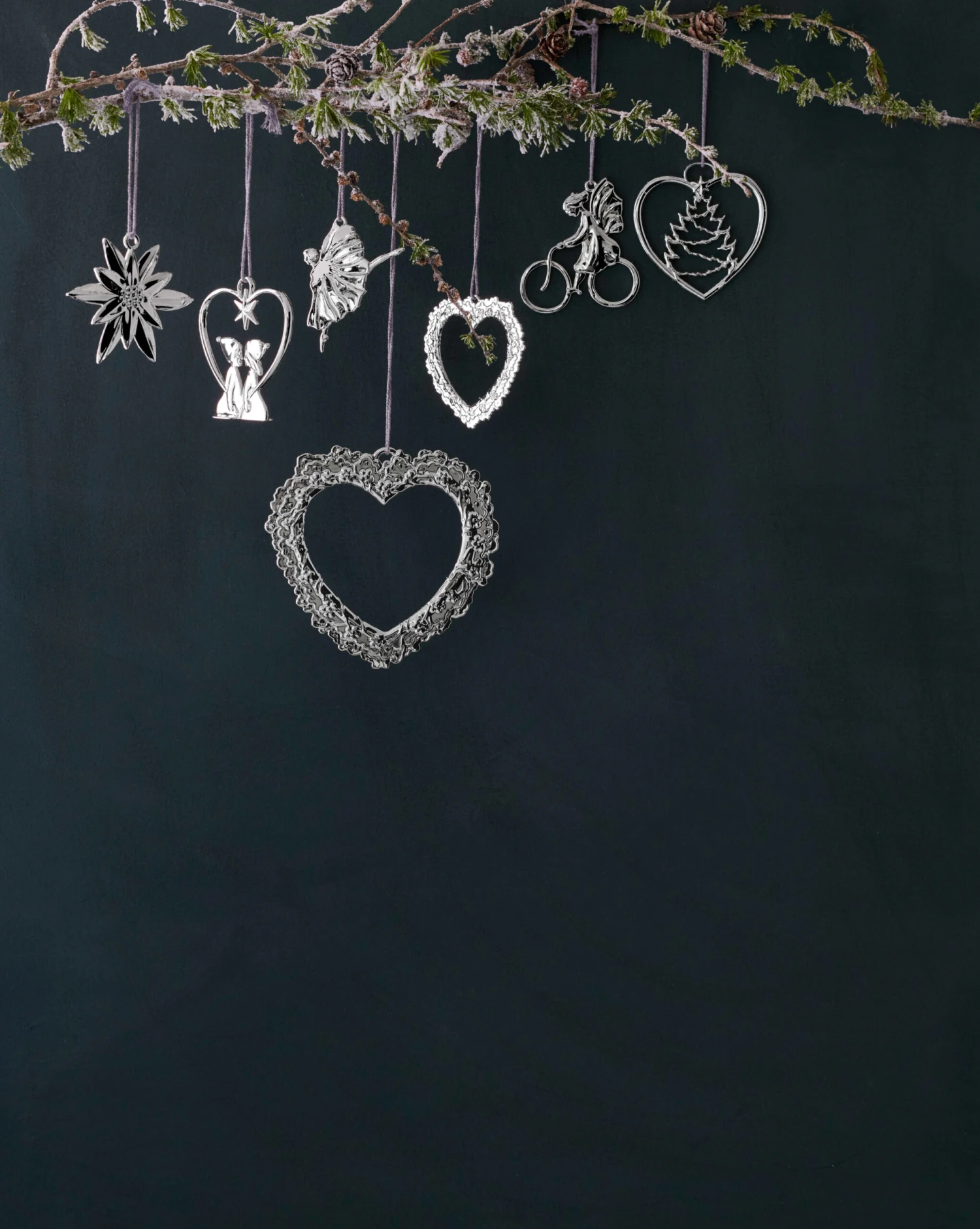 Rosendahl Karen Blixen Kerstdecoratie Bloemenhart - Afbeelding 8