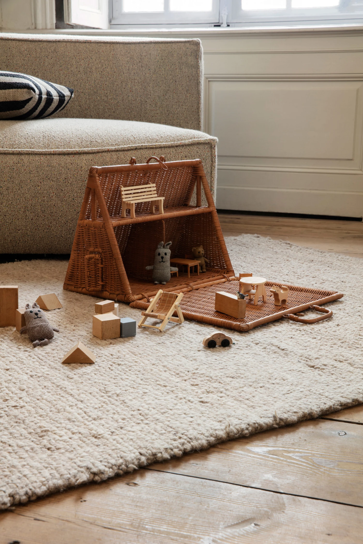 Ferm LIVING Lee Merino Rabbit Baby Gebreid Konijn - Afbeelding 3