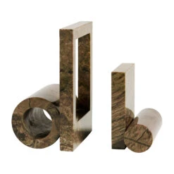 Woud Booknd Boekensteun Marmer