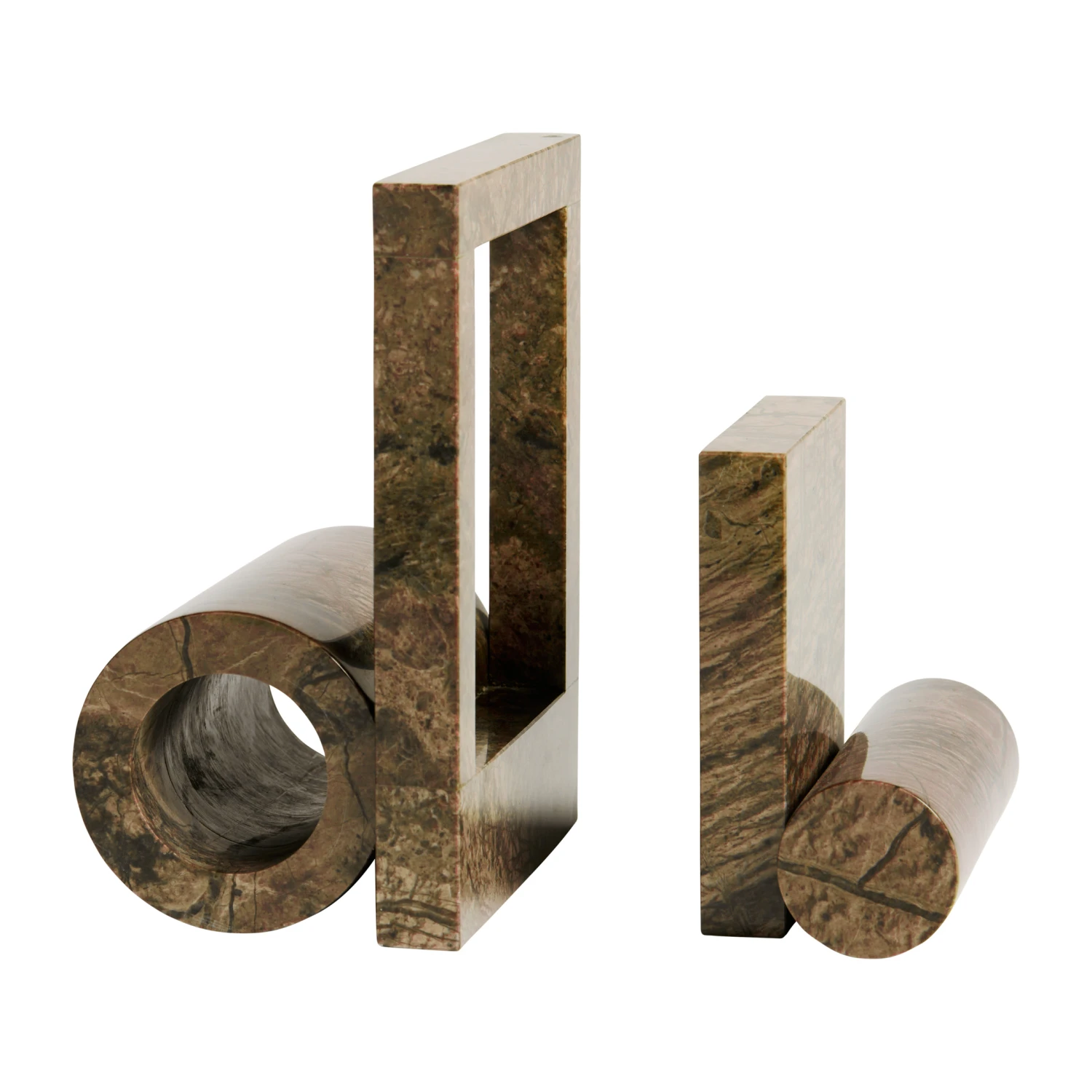 Woud Booknd Boekensteun Marmer