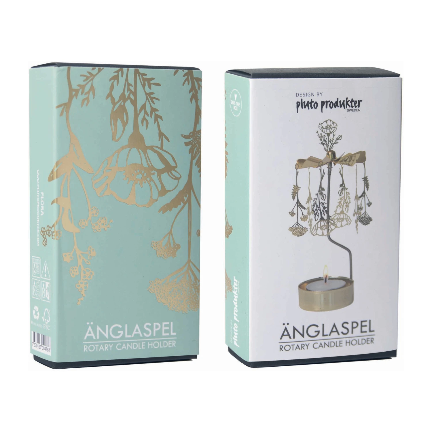 Draaiende Waxinelichtjeshouder Flora - Afbeelding 2