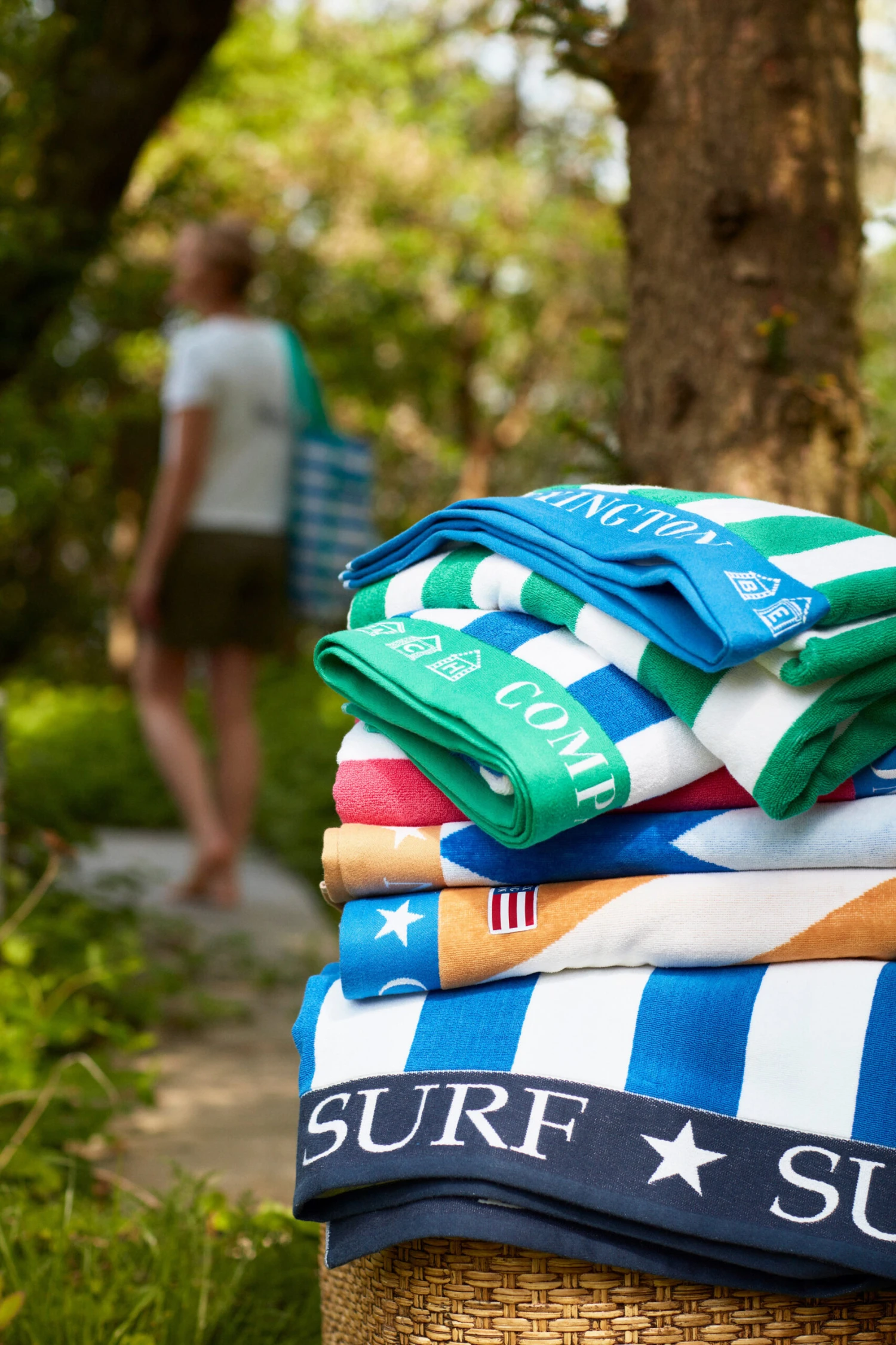 Lexington Striped Family Strandhanddoek 200x180 Cm - Afbeelding 5