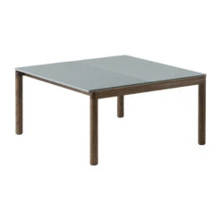 Muuto Couple 1 Plain-1 Wavy Salontafel 80x84x40 Cm
