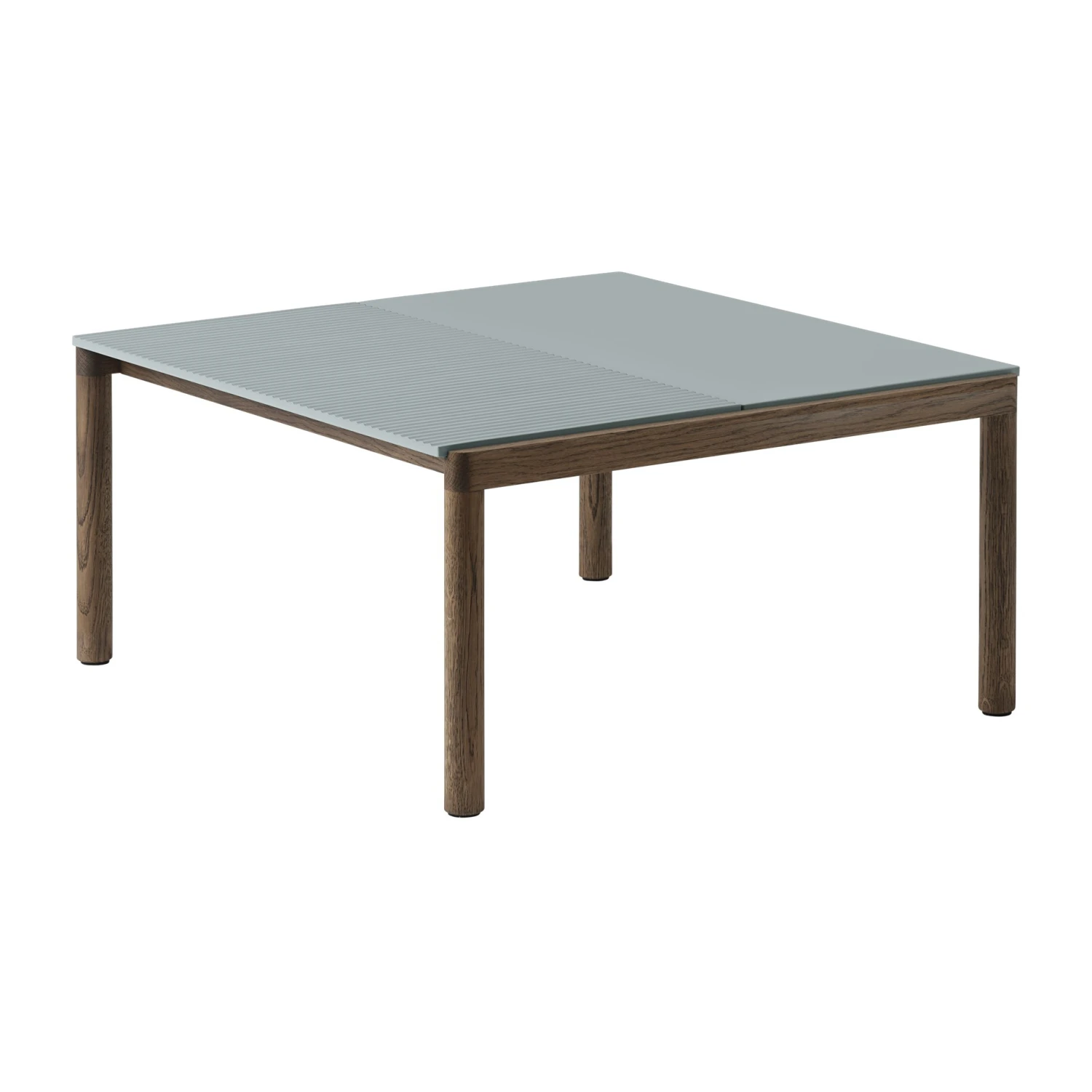 Muuto Couple 1 Plain-1 Wavy Salontafel 80x84x40 Cm