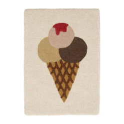 OYOY Ice Cream Tufted Kindervloerkleed 45x65 Cm