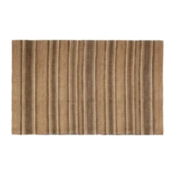 Dixie Fanny Striped Jute Vloerkleed