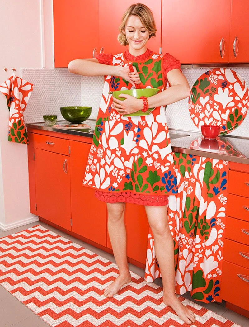 Gunnel Vloerkleed Rood - Afbeelding 2