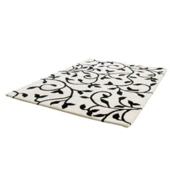 Grow Vloerkleed Wit-zwart