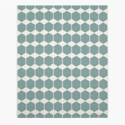 Anna Vloerkleed Aqua Groot