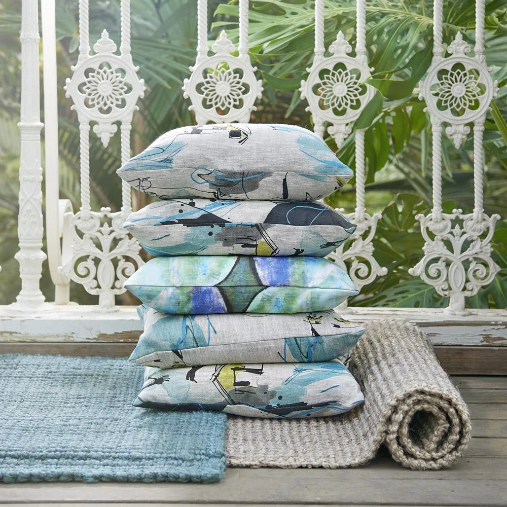 Dixie Jute Mat Oceaan - Afbeelding 2